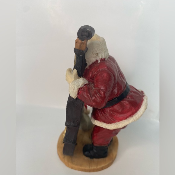 Santa Clause Playing Cello Figurine - Picture 4 of 6